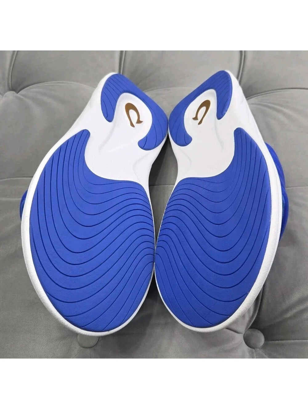 OluKai Komo Slide Blue Waterproof Comfort Sandals Flats Mens Shoes 13 New $99